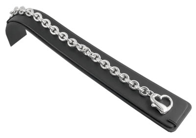 SB040 Heavy Large Heart Clasp Bracelet
