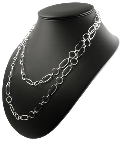 SC034 Extra Long Circles and Ovals Fancy Chain