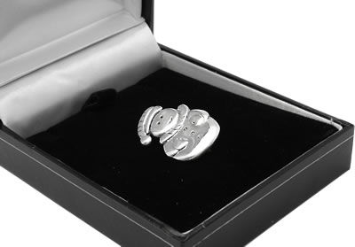 X002 Silver Snowman Christmas Brooch