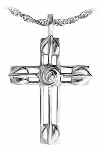 SP006 Mackintosh Rose and Leaf Cross