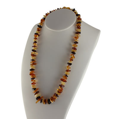 AM1414 Amber Chip Necklace