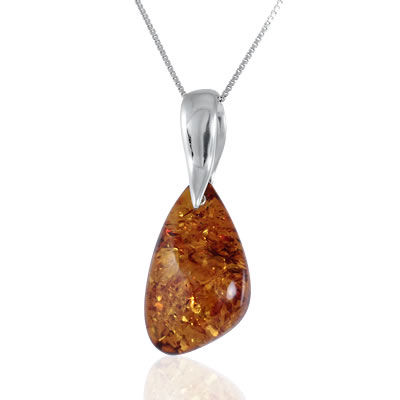 AM1511 Large Bale Honey Amber Pendant