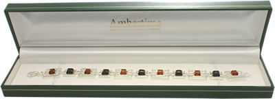 AM250 Mackintosh Silver Amber Bracelet