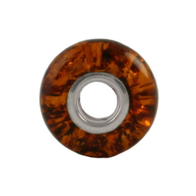 AM730 Cognac Amber Charm Bead
