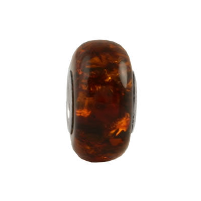 AM730 Cognac Amber Charm Bead