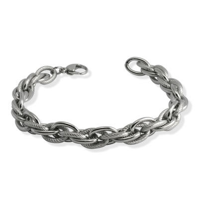 STBR1 Stainless Steel Triple Link Bracelet