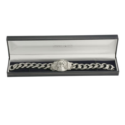 STBR2 Stainless Steel Skull Bracelet
