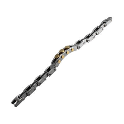 STBR26 Stainless Steel Studded Heavy Bracelet