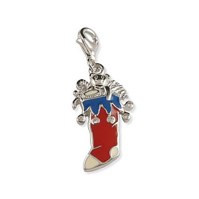 CC027 Christmas Stocking Clip on Charm