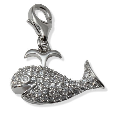 CC030 Whale Clip on Charm