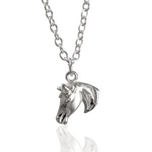 CJ031 Childs Horse Head Pendant