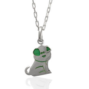 CJ032 Childs Dog Pendant