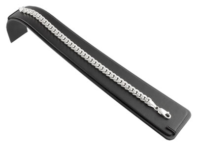 SB186 Solid Sterling Silver Curb Bracelet