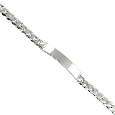 SB197 Silver Identity Bracelet