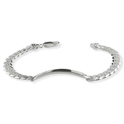 SB197 Silver Identity Bracelet