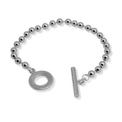 SB350 Silver Ball Chain Bracelet