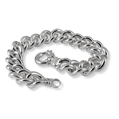 SB023 Heavy Handmade Curb Bracelet