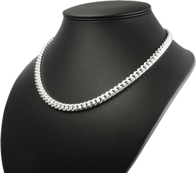SC031 Solid Sterling Silver Curb Chain
