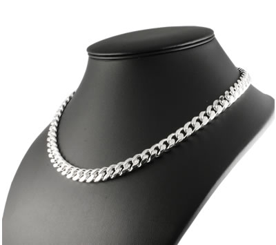 SC032 Heavy Solid Sterling Silver Curb Chain