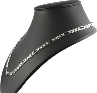SC047 Silver Figaro Chain
