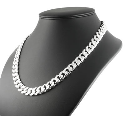 SC050 Heavy Silver Curb Chain