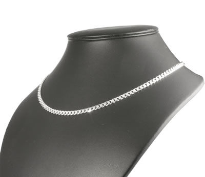 SC059 4.3mm Width Silver Curb Chain