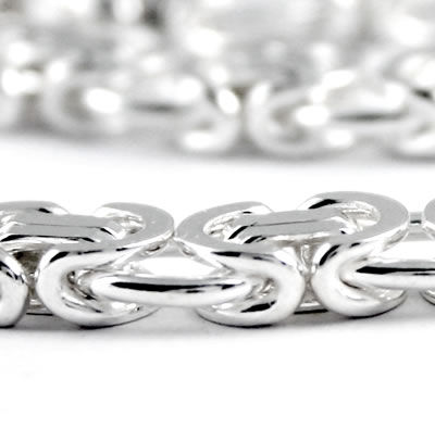 SC078 Byzantine Silver Chain