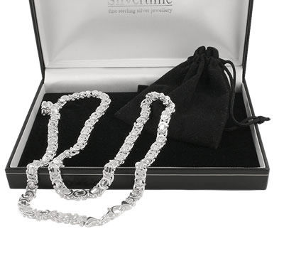 SC078 Byzantine Silver Chain