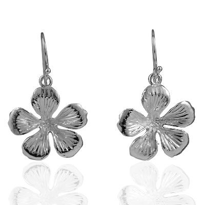 SER134 Silver Flower Earrings