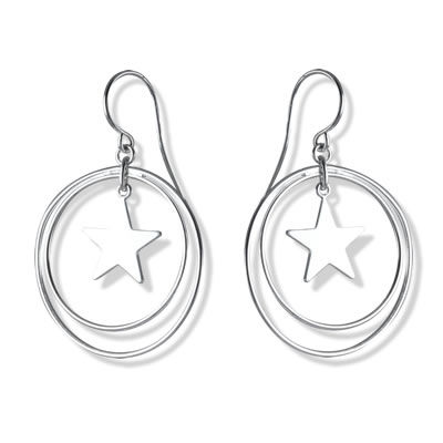 SER135 Star and Hoops Earrings