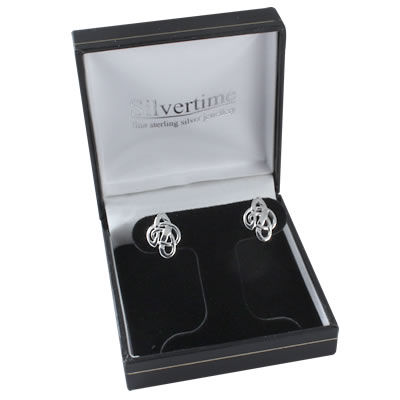 SER136 Celtic Knot Stud Earrings
