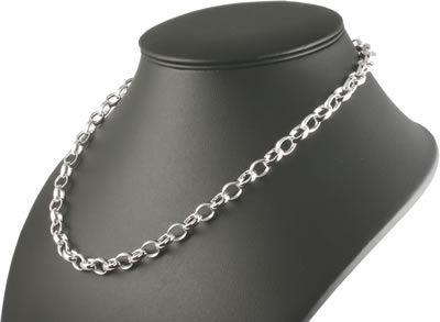 SN023 Oval Belcher Chain