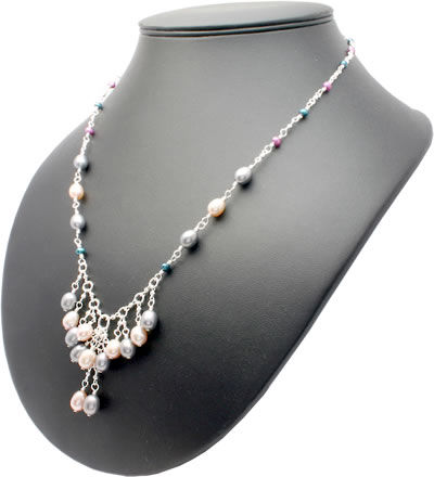 SN106 Freshwater Pearl Drop Necklace