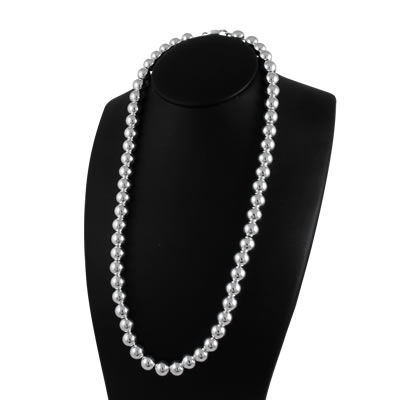 SN116 Silver Bead Necklace