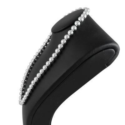 SN116 Silver Bead Necklace