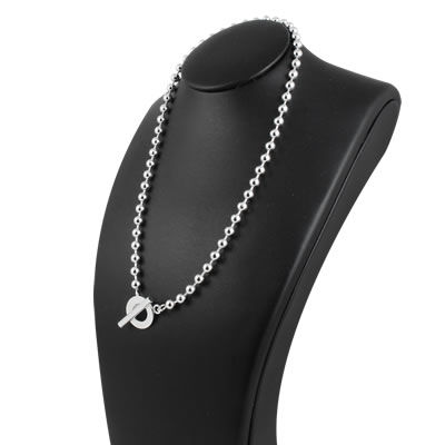 SN127 Silver Ball Chain Necklace