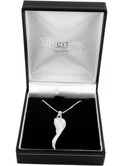 SP086 Angel Wing Silver Pendant