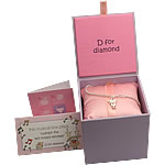 Children's Diamond Set Reindeer Bracelet