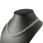 Gun Metal Finish Curb Chain