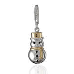 Snowman Clip on Charm