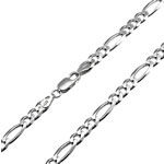 Figaro Silver Chain 4.80mm Width