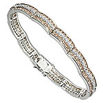 Triple Row Champagne Bracelet