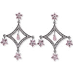 Pink Ice Chandelier Earrings