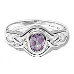 Amethyst Celtic Ring