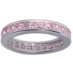 Pink Ice Full Eternity Ring