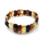 Multi Colour Amber Stretch Bangle