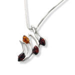 Honey and Cognac Amber Waves Pendant