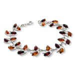 Honey and Cognac Amber Waves Bracelet