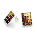 Graduated Colours of Amber Earrings