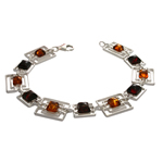 Mackintosh Silver Amber Bracelet